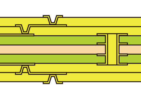 LVH 2-stage stacker connection